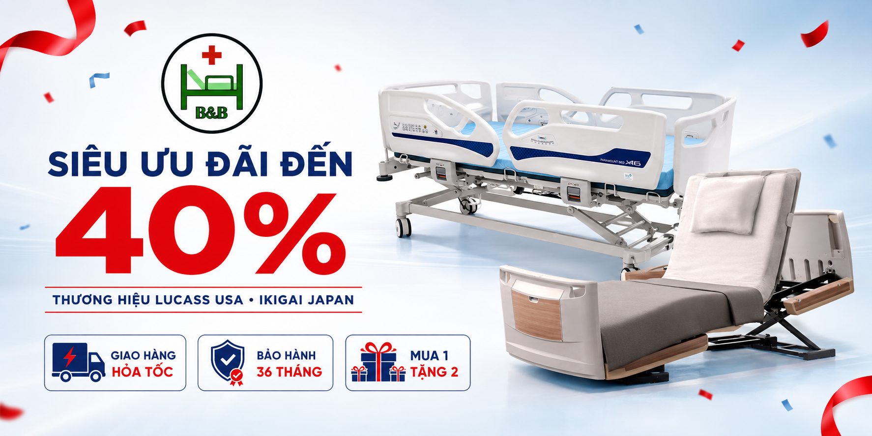 Giường Y Tế Nhập Khẩu Chính Hãng- Giường Bệnh Nhân Đa Chức năng Giá Tốt