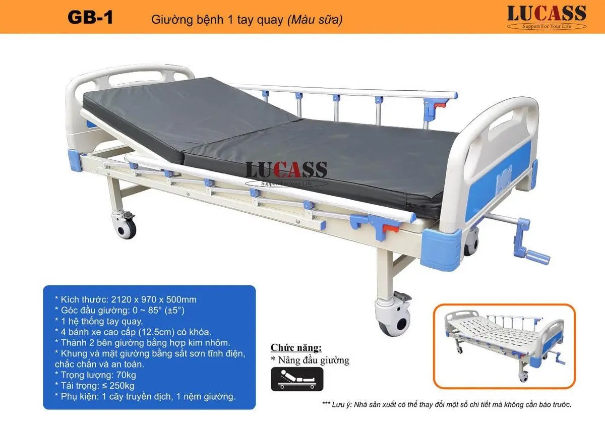 Giường bệnh lucass Gb-9E