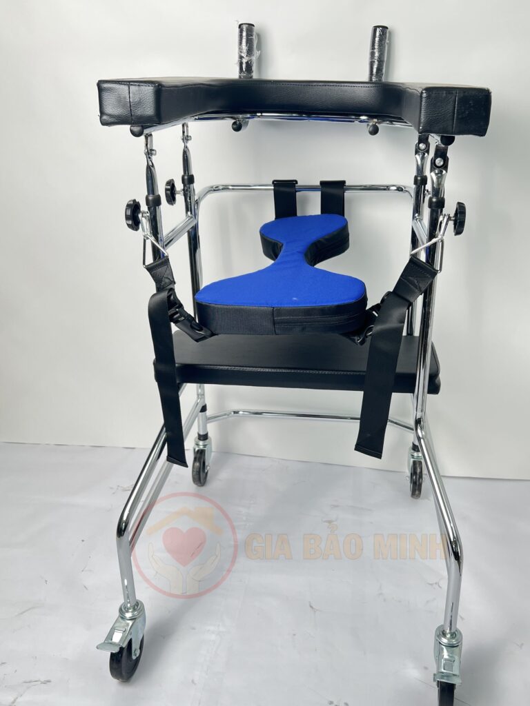 Khung tập đi có ghế ngồi