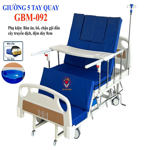 Giường 5 tay quay đa năng giá rẻ GBM GBM-092