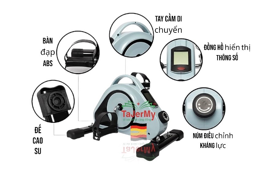 Bàn Đạp Đa Năng Có kháng Lực Tập Tay Chân Tajermy TD001PC