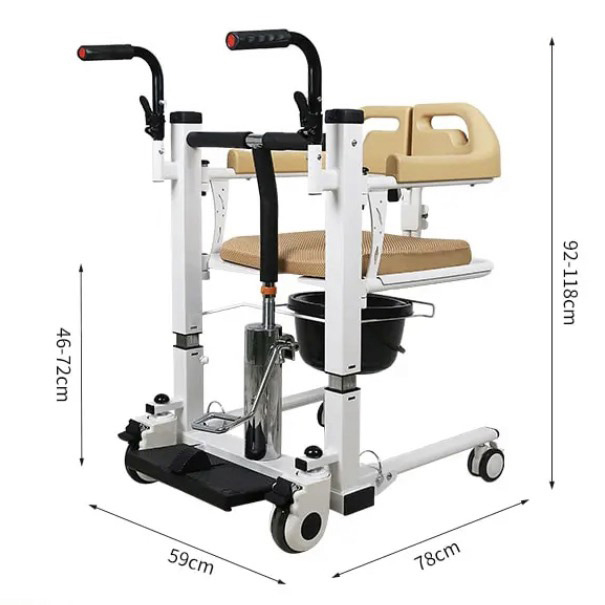Xe lăn, model DH01118 (6)( XE NÂNG HẠ BẰNG THŨY LỰC