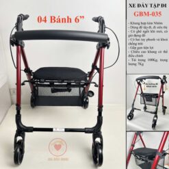 Xe đẩy tập đi có thắng GBM-035