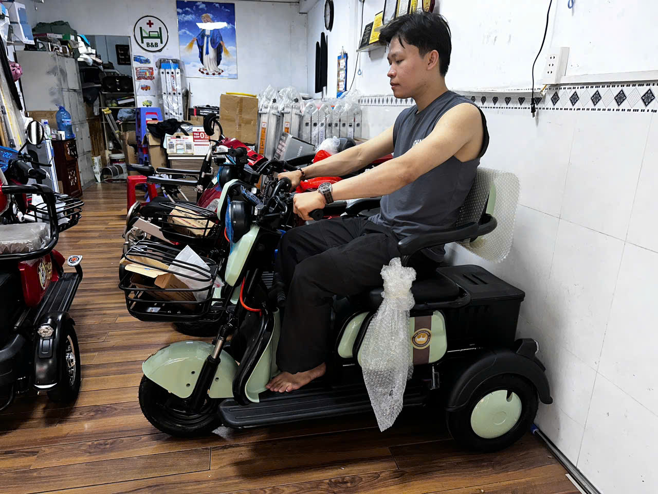 xe điện 3 bánh chính hãng