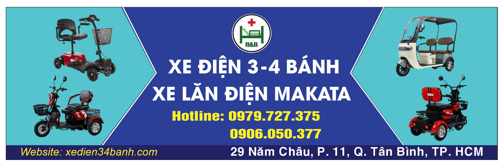 Xe 3 bánh điện