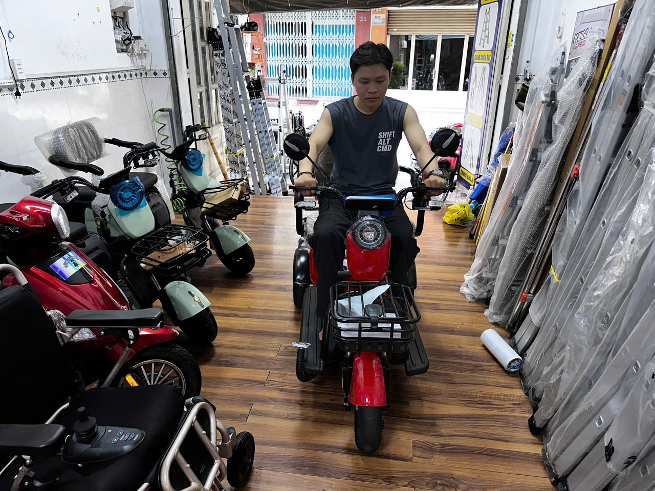 xe điện 3 bánh ở hcm