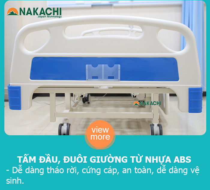 Giá giường bệnh nhân tay quay đa chức năng tại TP HCM