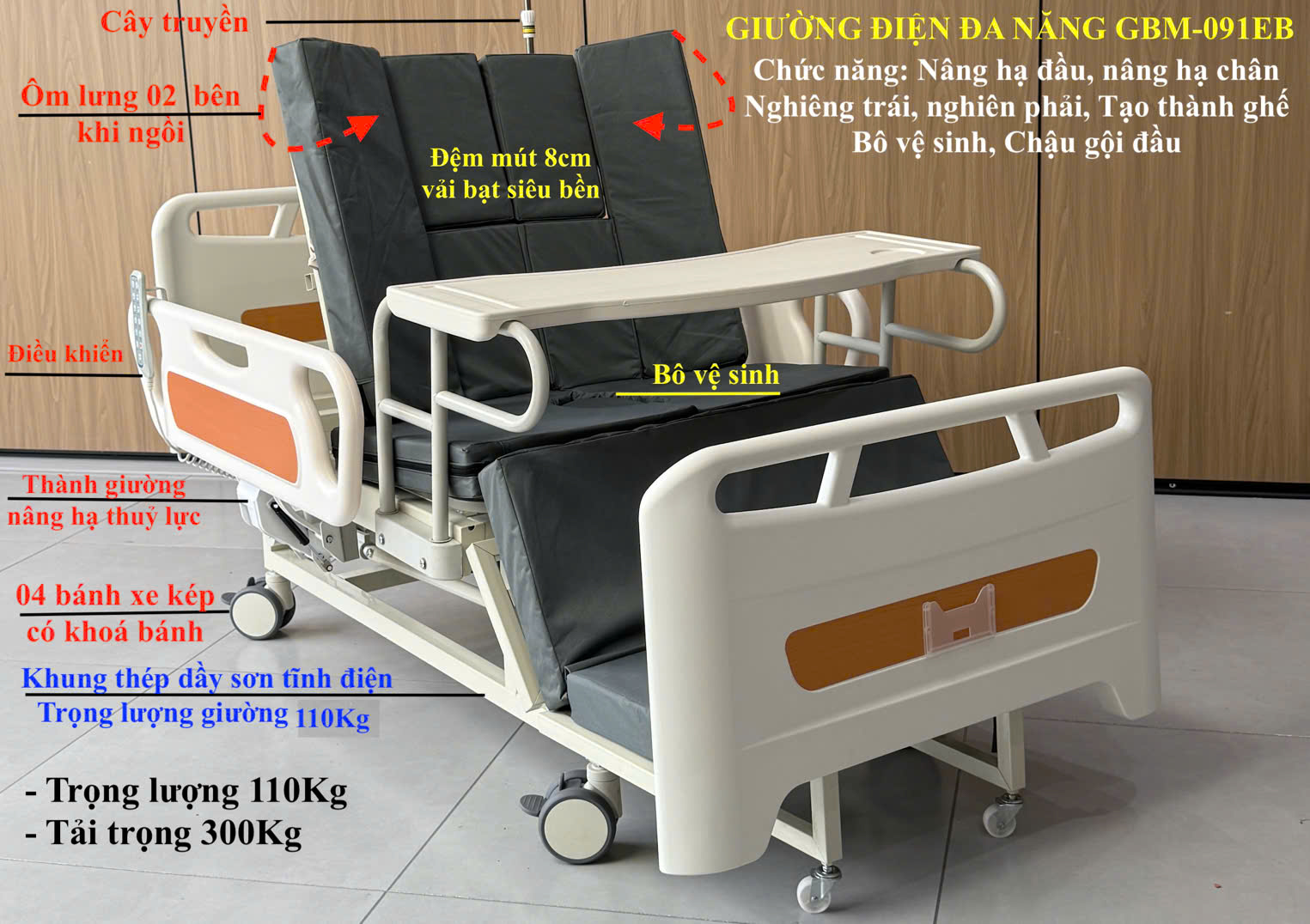 Giường điện đa chức năng GBM-091EB