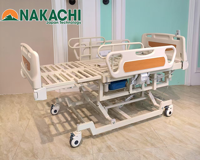Giường bệnh cao cấp nâng hạ chiều cao NAKACHI NC-05DC
