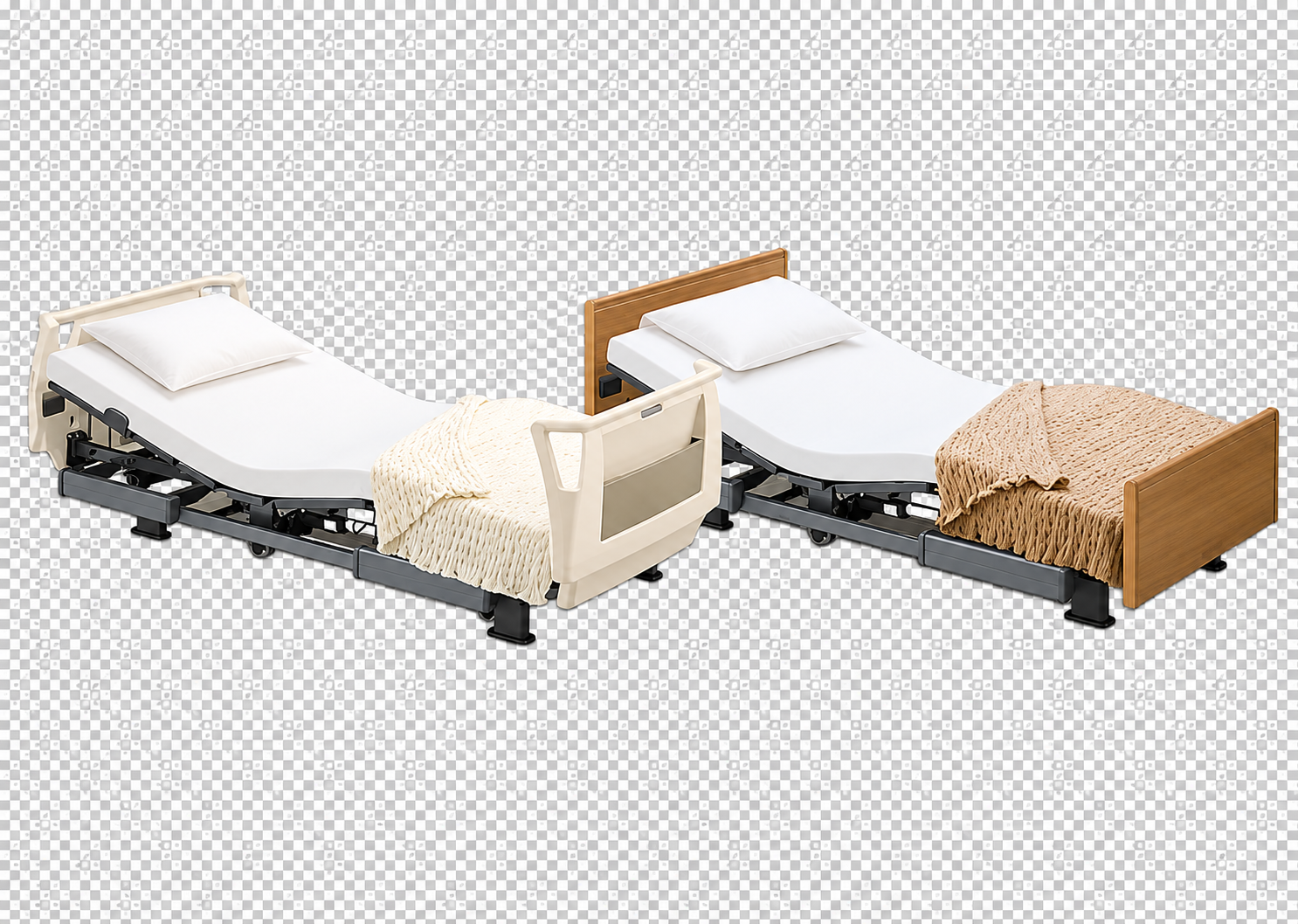 Giường dưỡng lão Paramount Bed Q-Aura 3 động cơ Nhật Bản