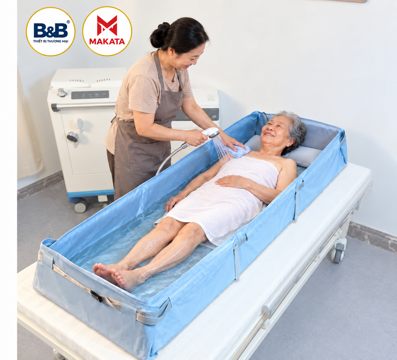 Đệm tắm cho người bệnh trên giường DT180