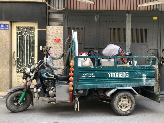 dọn kính công trình