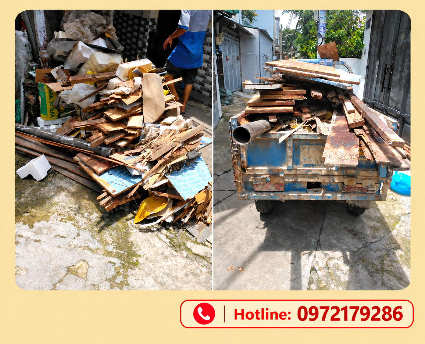 Dịch vụ dọn rác kính