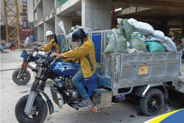 thu gom rác xây dựng